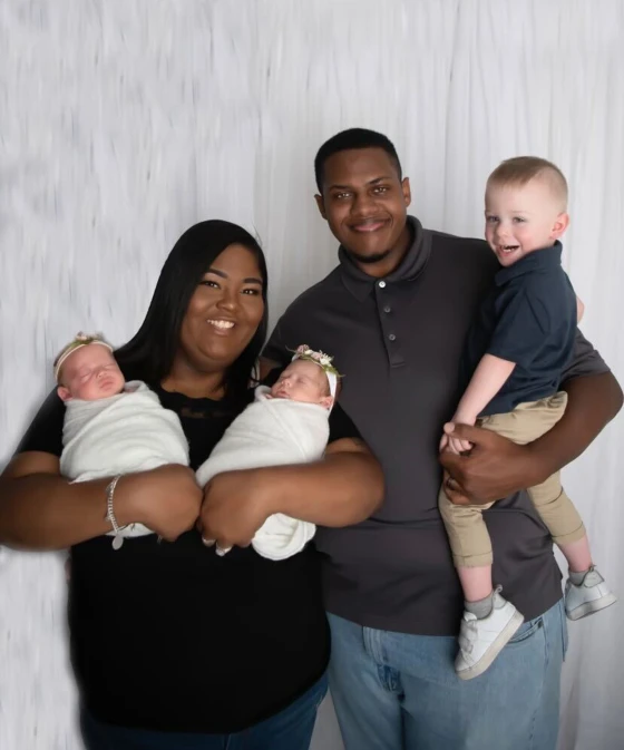 The Sampson family is teaching that "families don't have to match."